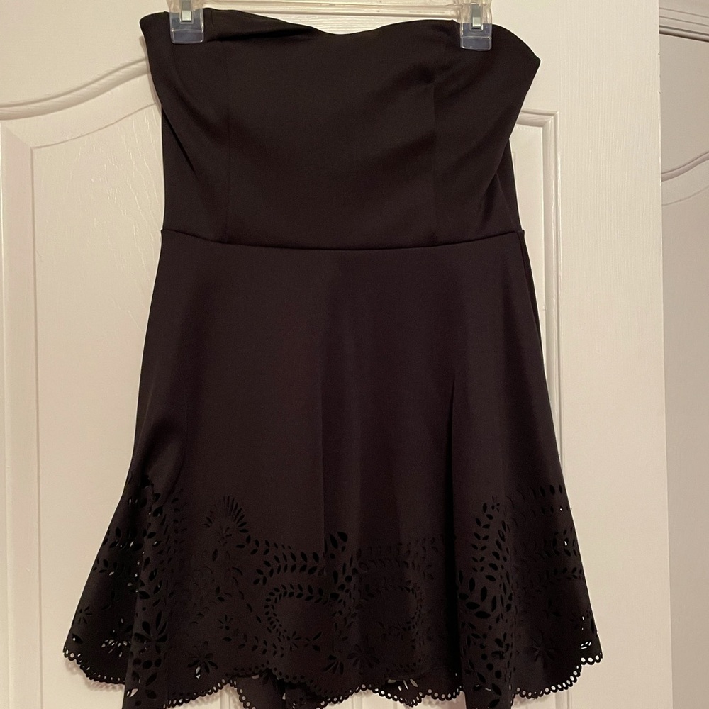 Black Strapless Dress